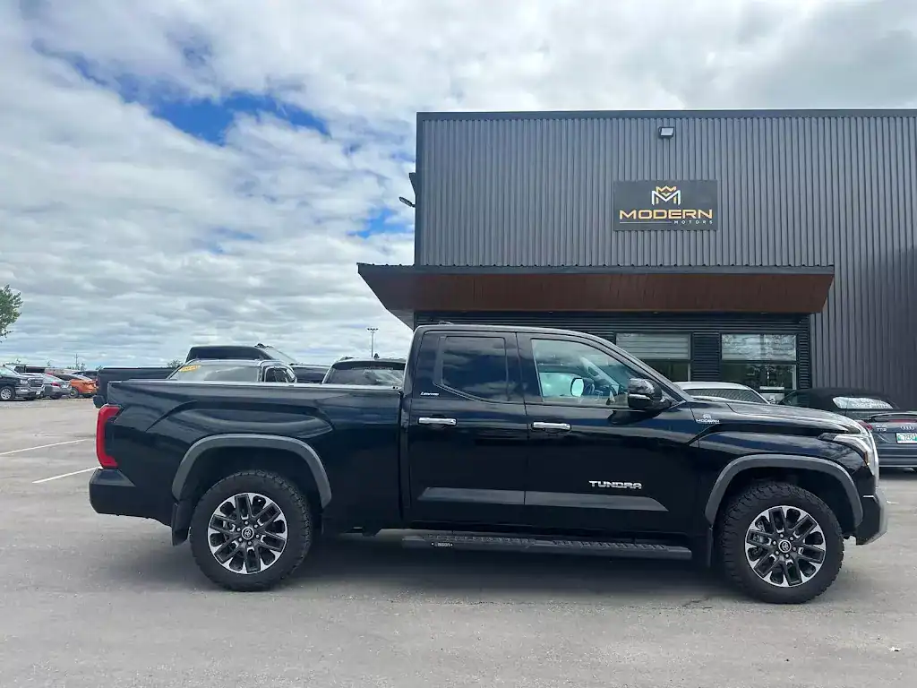 2022 Toyota Tundra Limited in black - Used Truck at Modern Motors Winnipeg 2
