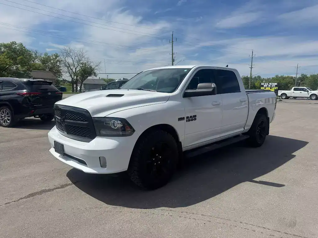 2018 Ram 1500 Sport in white - Used Truck at Modern Motors Winnipeg 11