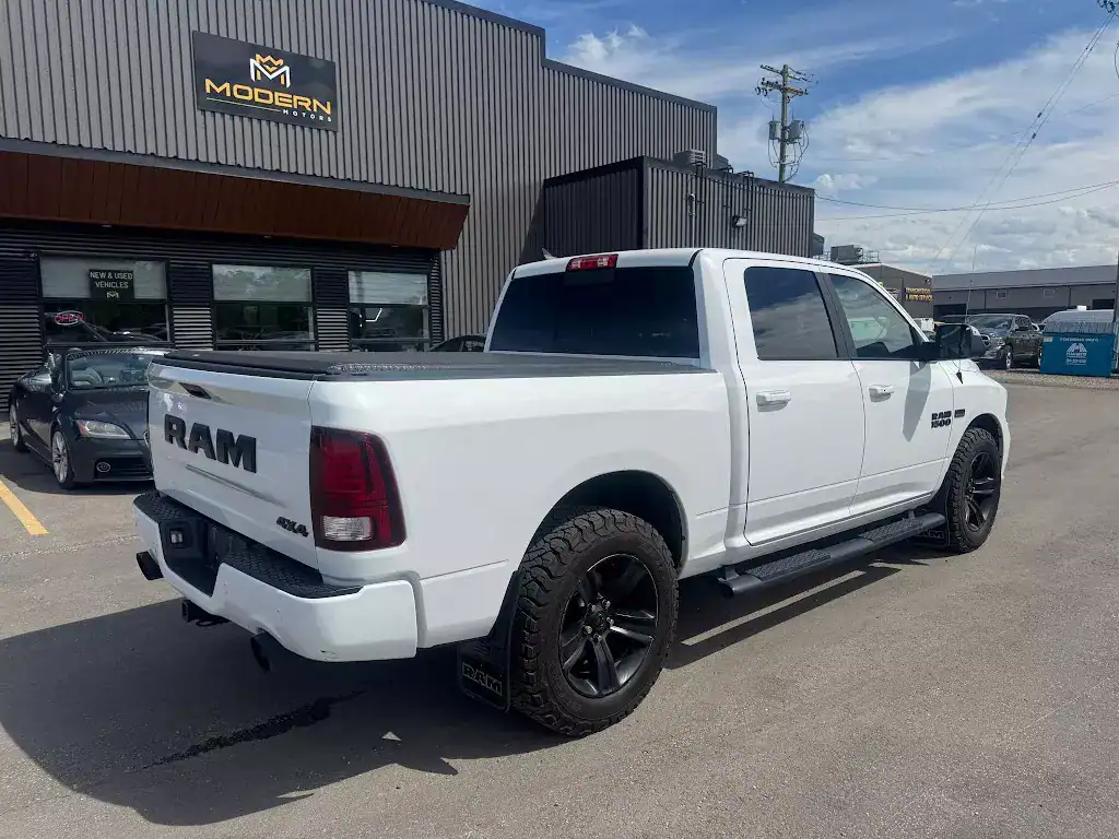 2018 Ram 1500 Sport in white - Used Truck at Modern Motors Winnipeg 2