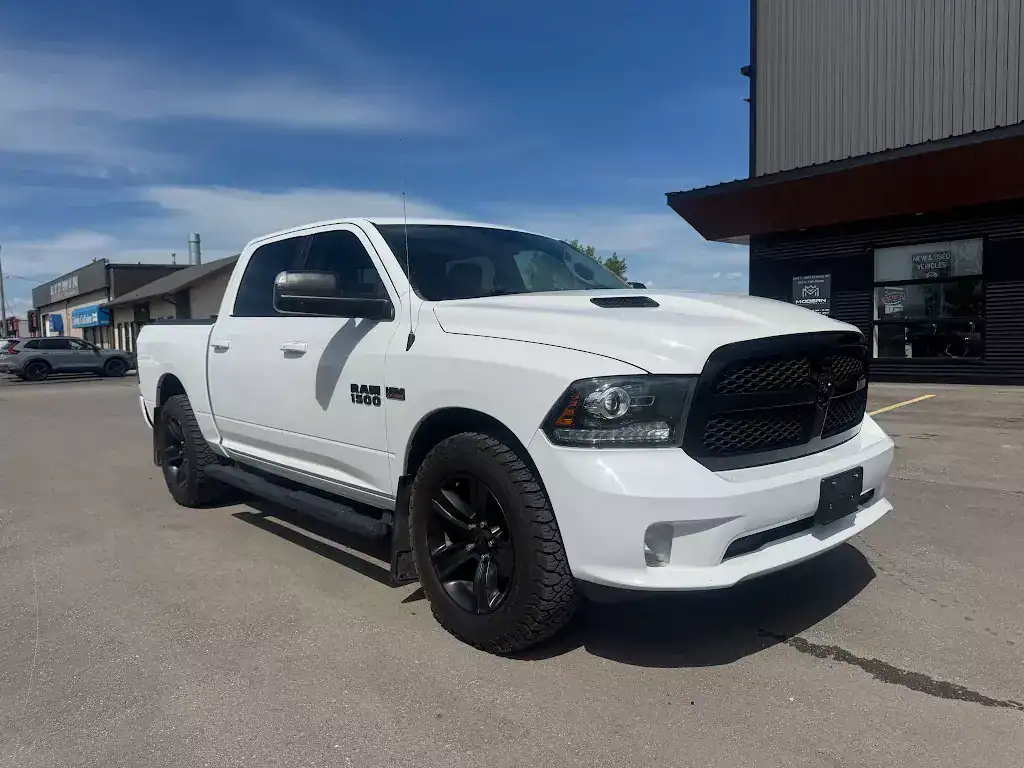 2018 Ram 1500 Sport in white - Used Truck at Modern Motors Winnipeg 5