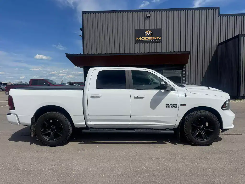 2018 Ram 1500 Sport in white - Used Truck at Modern Motors Winnipeg 6