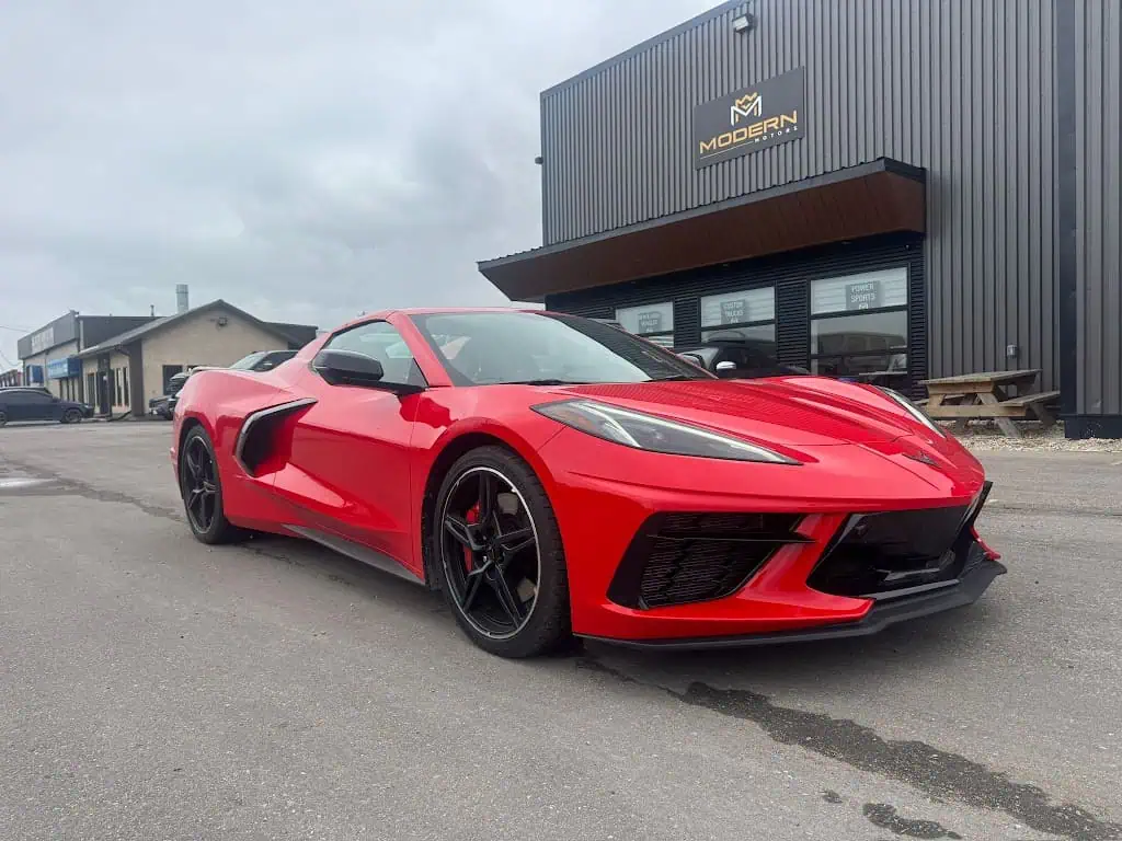 2021 Chevrolet Corvette 3LT Z51 Red - Modern Motors Winnipeg